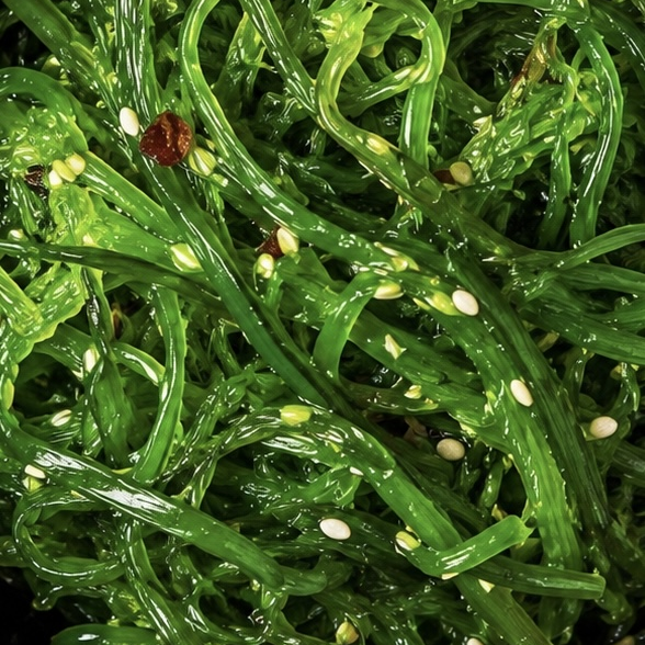 Wakame with Peanut Sauce