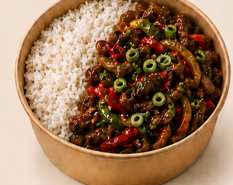 Rice + Peking Beef