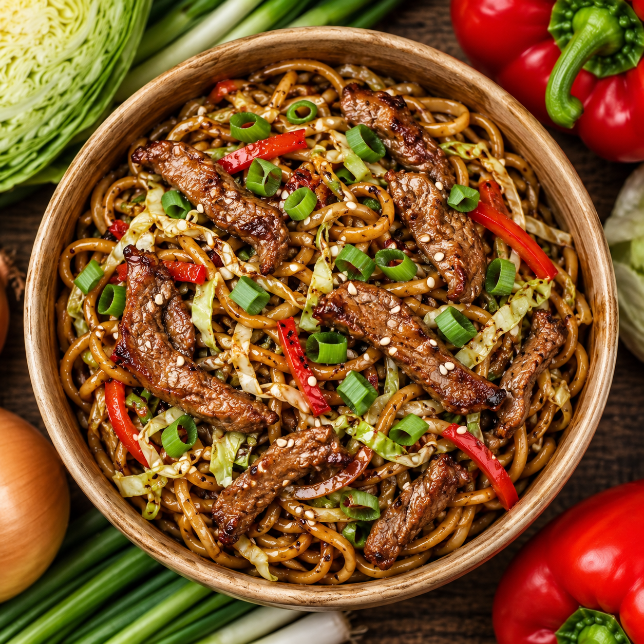 Noodles with Beef